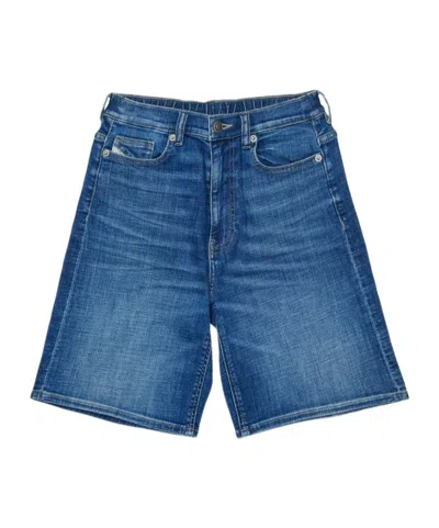 Diesel Kids Proxi Denim Shorts In Blue