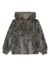 Diesel Kids S-boxt Hoodie In Gray