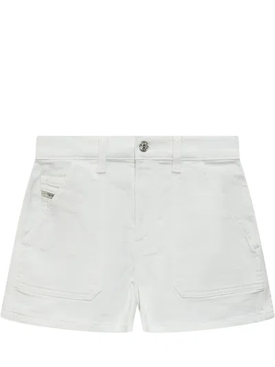 Diesel Kids Stylish Mini Shorts With Pocket For Kids In White