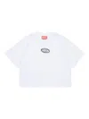 Diesel Kids Tixan T-shirt In White