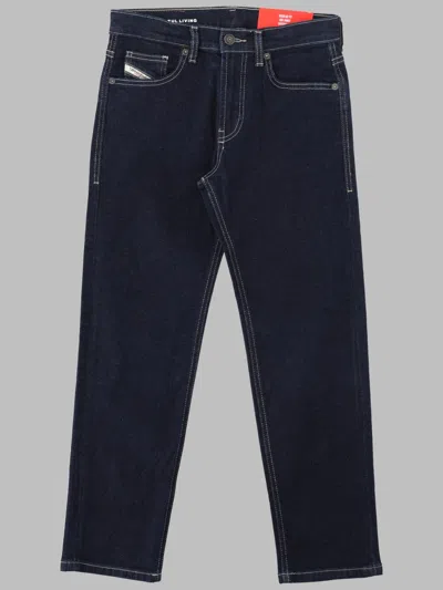 Diesel Kids Unisex Stretch Denim Jeans In Red