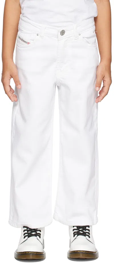 Diesel Kids White 2000-j Jeans In K100