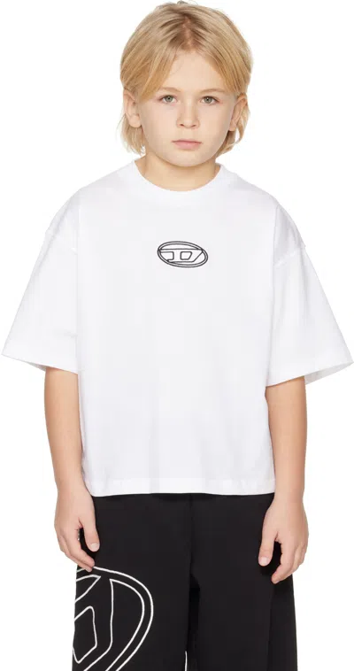 Diesel Kids White Tixan T-shirt
