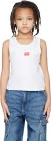 Diesel T-shirt Mit Logo-patch In White