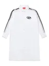 Diesel Oval D-embroidered Shirtdress In White