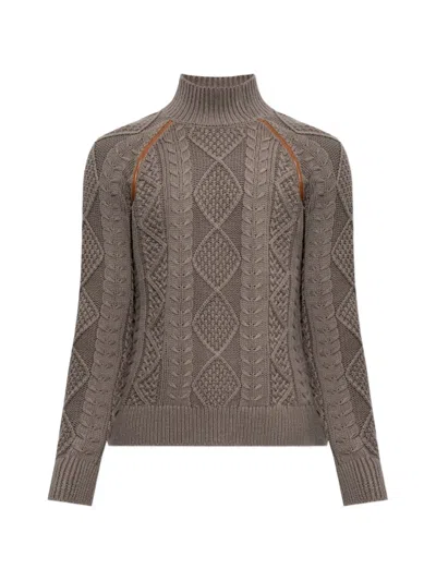 Diesel K-inome Sweater In Gray