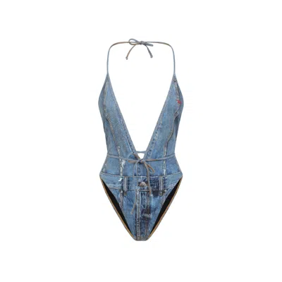 Diesel Kinsley Denim Intero In Blue