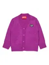 Diesel Klon Cardigan In Purple