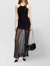 Diesel Knee Length Dress With Adjustable Spaghetti Straps