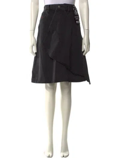 Pre-owned Diesel Knee-length Skirt In Black