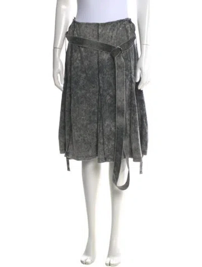Pre-owned Diesel Knee-length Skirt In Gray