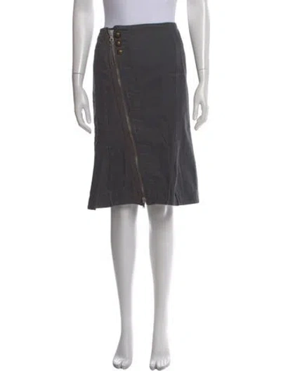 Pre-owned Diesel Knee-length Skirt In Gray