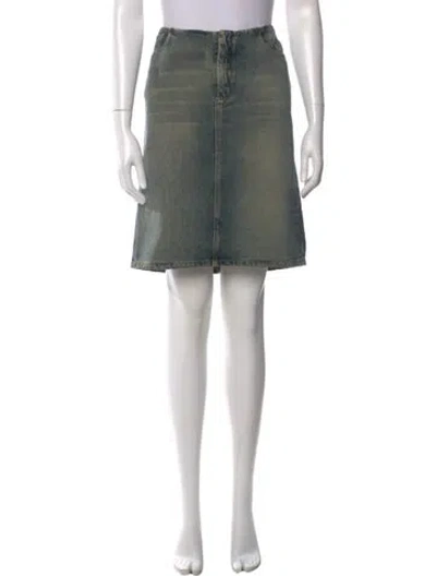 Pre-owned Diesel Knee-length Skirt In Green