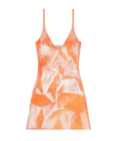 DIESEL DIESEL M-ISMA KNITTED METALLIC DRESS