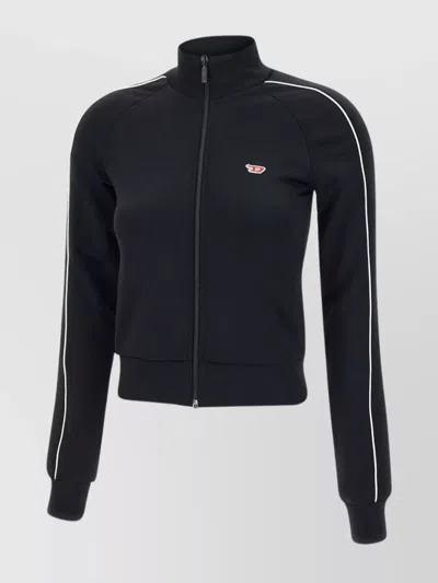 Diesel Knitwear With F Jamila Piping In Grey