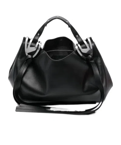 DIESEL DIESEL KNOT D TOP HANDLE SHOULDER BAG