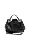 Diesel Knot Medium Handbag In Black