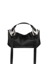 Diesel Knot Top Handle Shoulder Bag In Black
