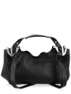 Diesel Knot Top Handle Shoulder Bag In Black