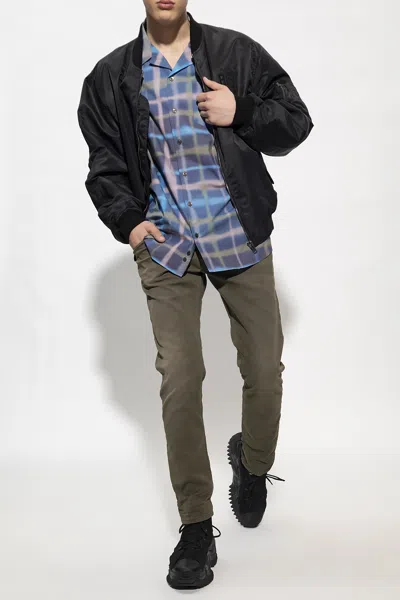 Diesel ‘krooley-e-ne' Trousers In Green