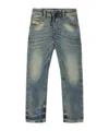 Diesel Krooley Tapered Jeans In Gray