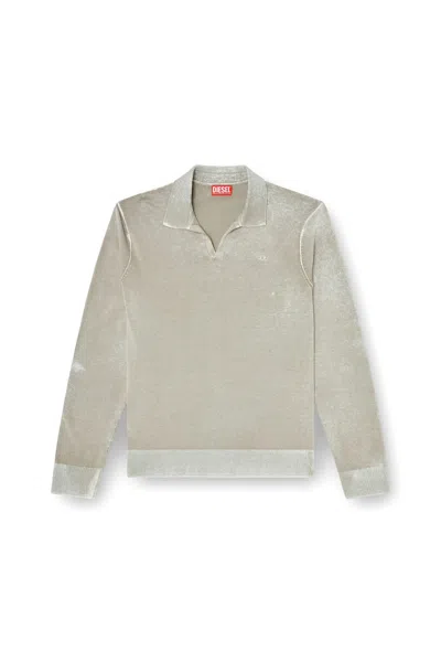 Diesel K-thewrence Mini Sweater For Fall 2026 In Sandy/beige