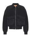 Diesel Jacket In Batavia-weave Denim In Black