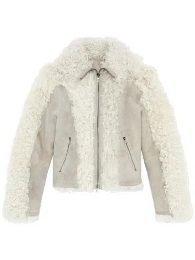 Diesel L-aurel Jacket In Beige