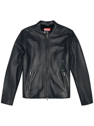 Diesel L-tad-wrd Jacket In Black