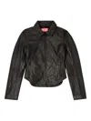 Diesel Collared Fitted Jacket Front Pockets