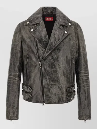 Diesel L Eon Cjcm Jacket Notched Lapels In Black