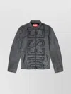 Diesel L-evert-a Leather Biker Jacket In Multi