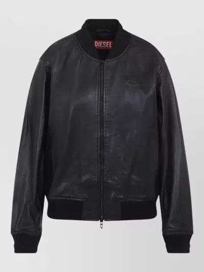 Diesel L Ilyan Rb Eco Jacket Front Pockets In Black