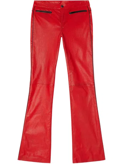 Diesel L-insey Trousers In Red