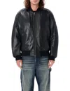 DIESEL DIESEL L-KHAN LEATHER BOMBER