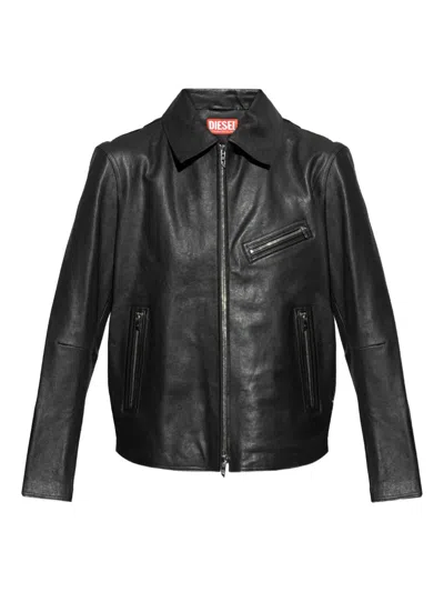 Diesel Fusalp Lissandre Cardigan With Padded Panels In Black