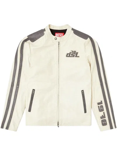 Diesel L-pop Jacket In White