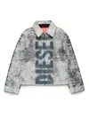 Diesel L-pylon-a Jacket In Grey