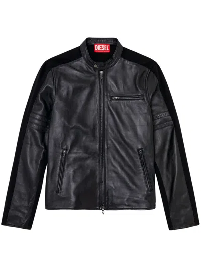 Diesel L-simz Jacket In Black