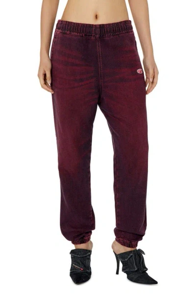 Diesel Lab Jogger Jeans In Red