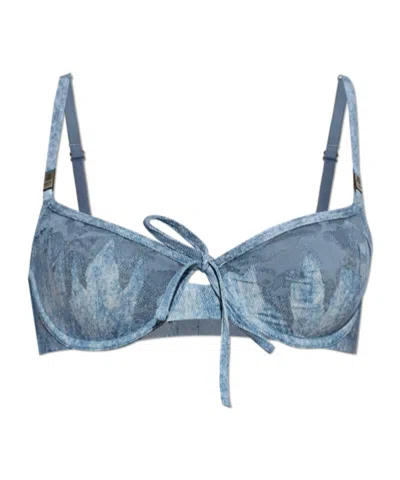 Diesel Lace Bras In Blue