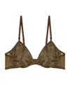 Diesel X Savage Fenty By Rihanna Plunge Bra In Brown