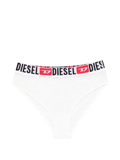 Diesel Lace Briefs In White