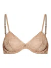 Diesel Lace D-wire-utlt Bra In Brown