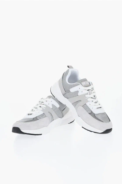Diesel Lace-up Millenium Sneakers With Suede Detail In Multi