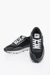 DIESEL LACE-UP RACER SNEAKERS WITH MESH INSERTS