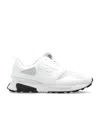 Diesel Controlled Mesh Panels Round Toe Sneaker In White