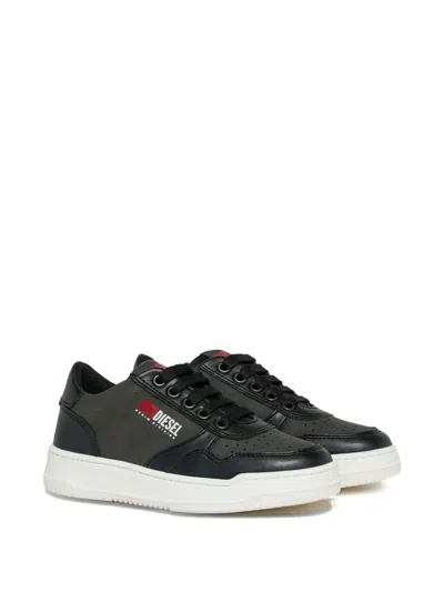 Diesel Kids' Lace-up Sneakers In Multi