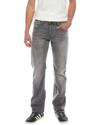 Diesel Larkee Light Grey Straight Jean In Animal Print