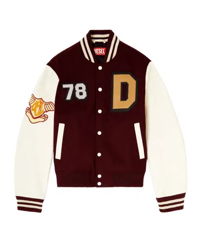 Diesel L-arry-cp Patches-embroideries Jacket In Multi